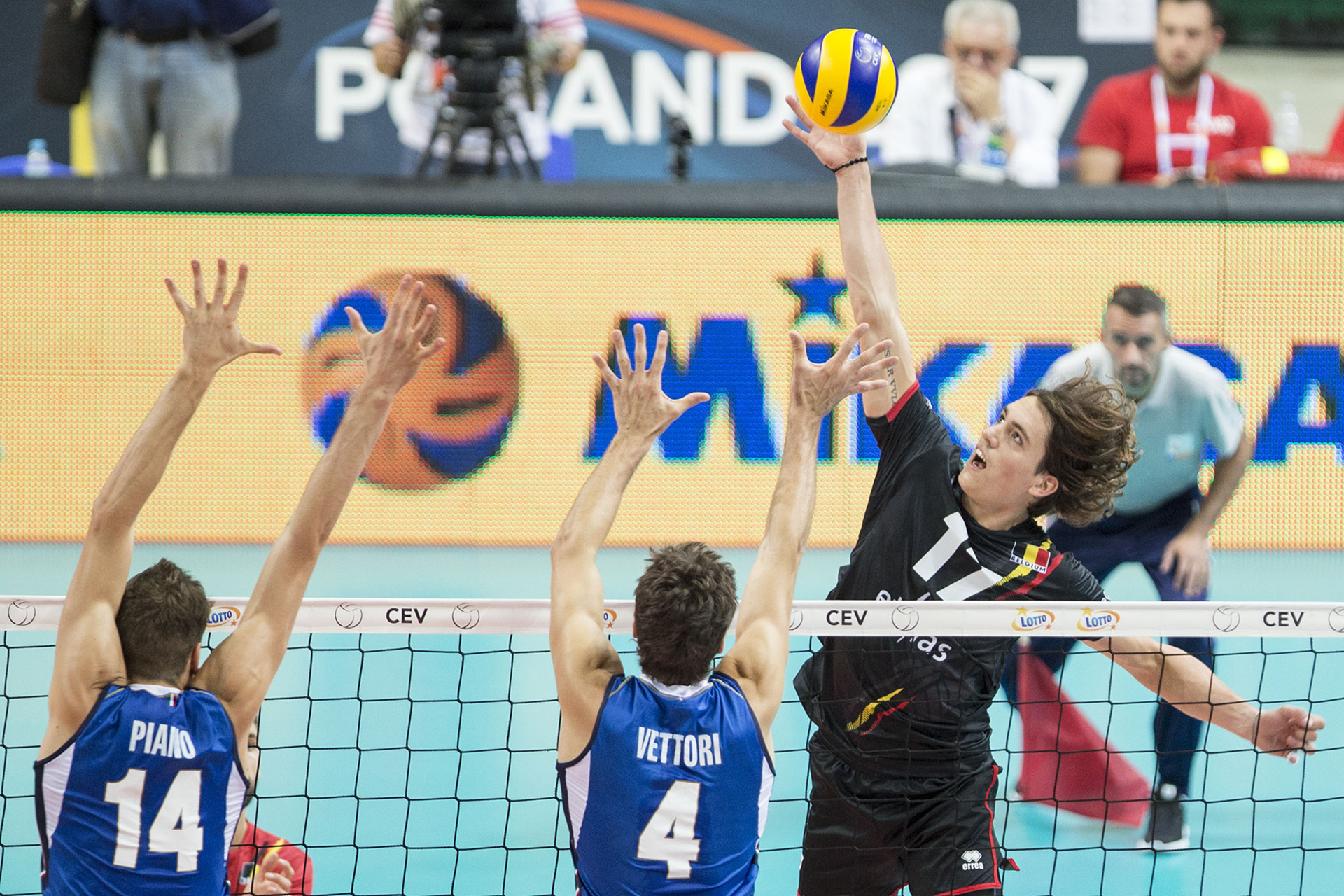 LOTTO EUROVOLLEY POLAND 2017: Belgia – Włochy 3:0, ćwierćfinał 3