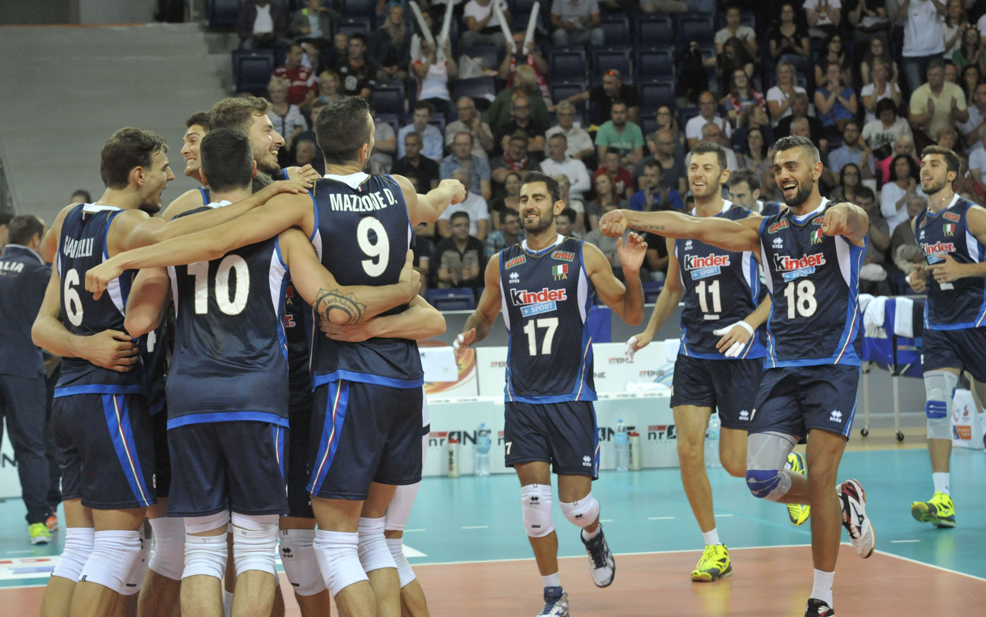 LOTTO EUROVOLLEY POLAND 2017: Włochy - Słowacja 3:0, GRUPA B