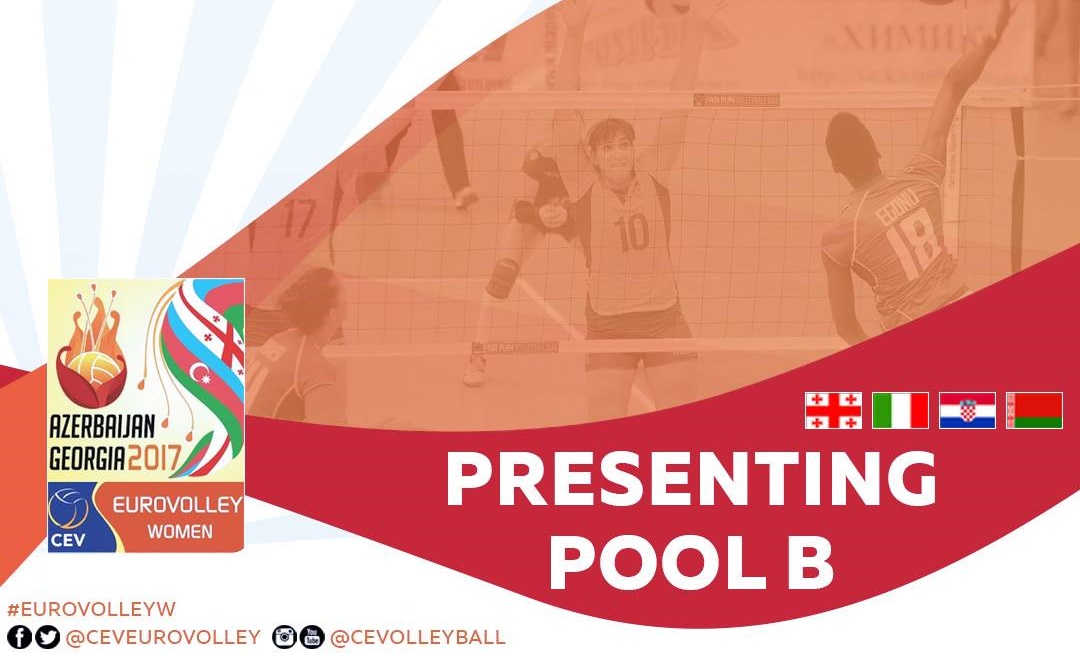 Presenting Pool B of #EuroVolleyW