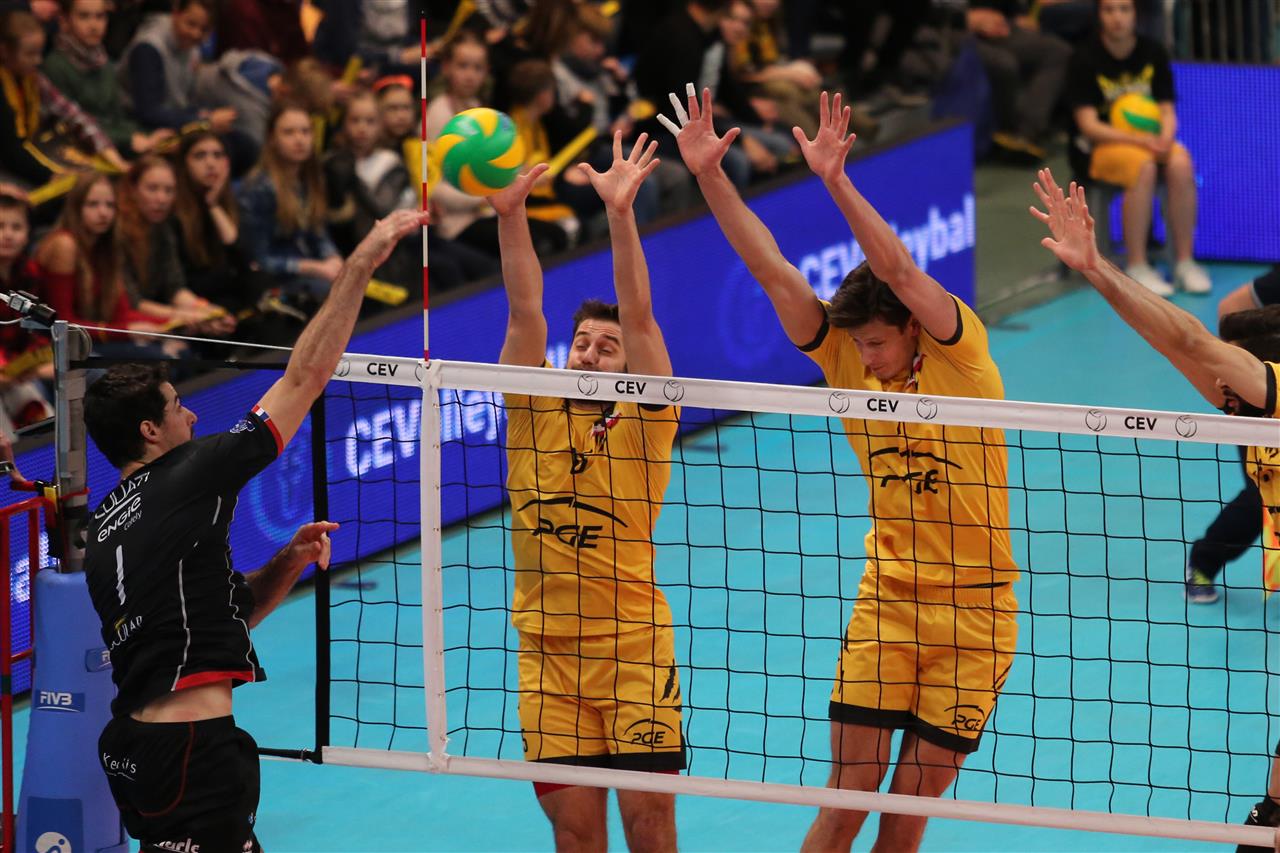 Champions League: PGE Skra Bełchatów - Chaumont VB 52 Haute Marne 1:3