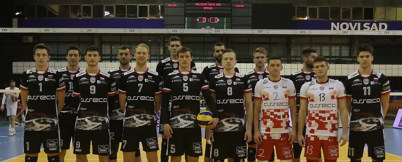 Puchar CEV: Vojvodina NS Seme Nowy Sad - Asseco Resovia Rzeszów 1:3