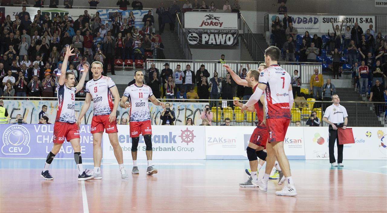 Liga Mistrzów: ZAKSA we wtorek rozpocznie rundę rewanżową