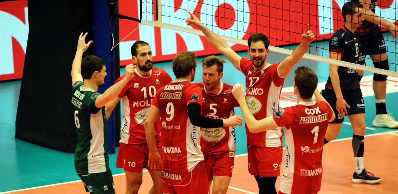 Liga Mistrzów : Noliko Maaseik - Zaksa Kędzierzyn Koźle 3:2