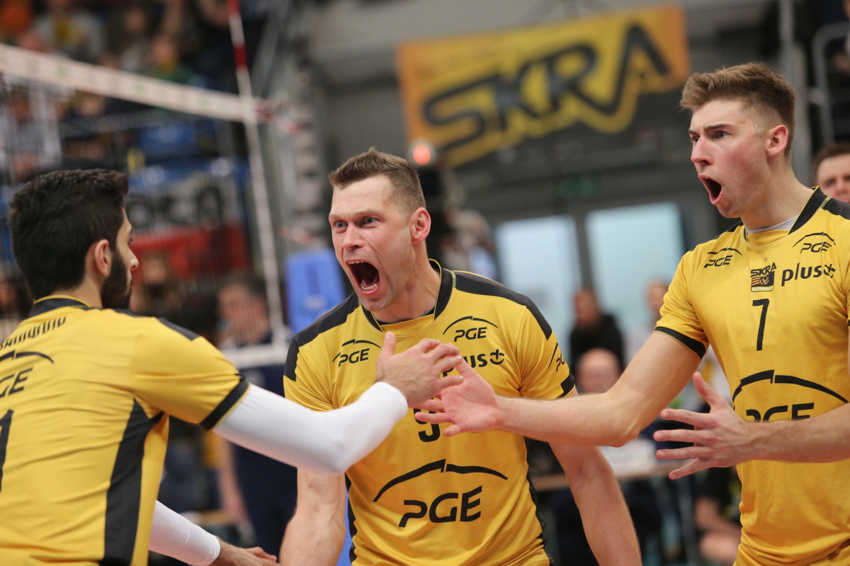 Liga Mistrzów: PGE Skra Bełchatów - Dynamo Moskwa 3:1