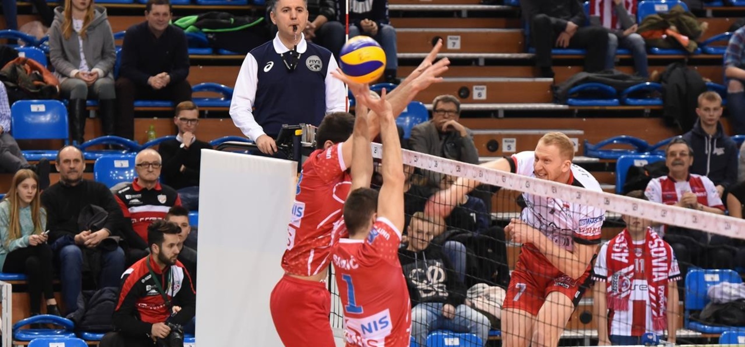 1/8 finału Pucharu CEV: Asseco Resovia Rzeszów - Vojvodina NS Seme Nowy Sad 3:0