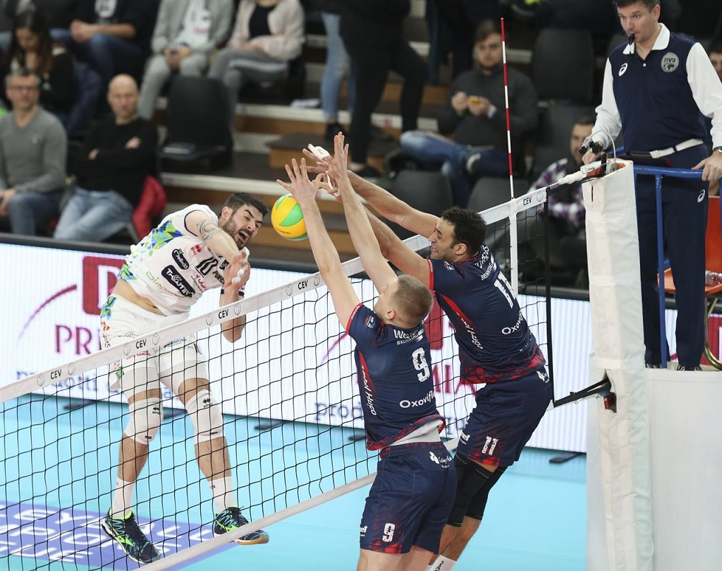 Liga Mistrzów: Diatec Trentino - ZAKSA Kędzierzyn-Koźle 2:3