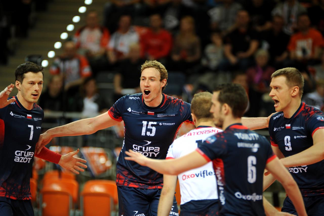 Liga Mistrzów: Jastrzębski Węgiel –  ZAKSA Kędzierzyn-Koźle 1:3