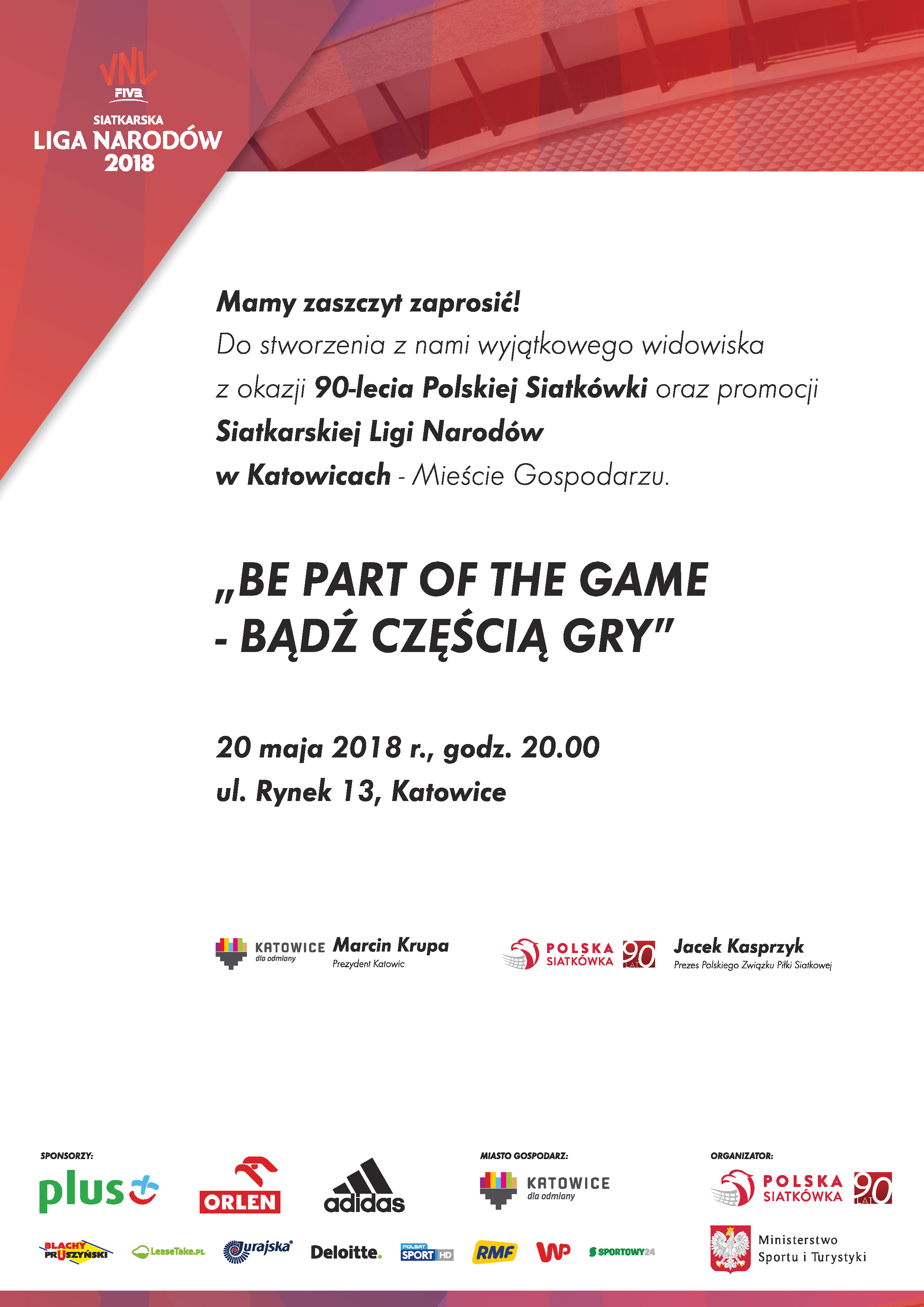 „Be part of the game -bądź częścią gry”