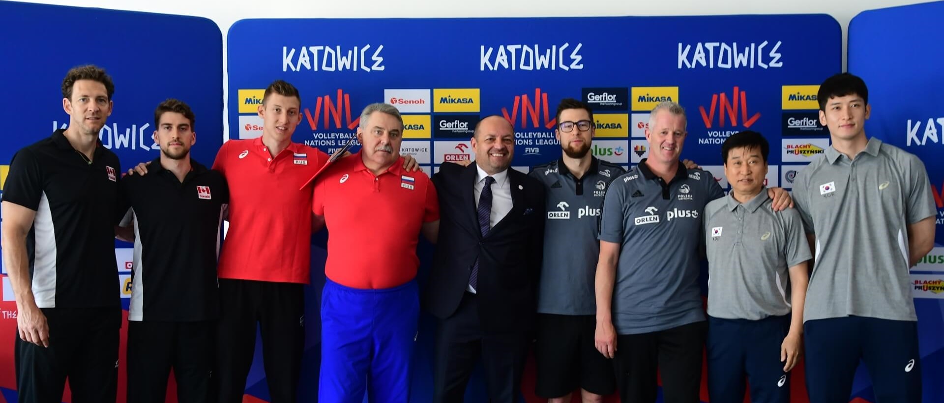 All ready for the first-ever Volleyball Nations League in Poland