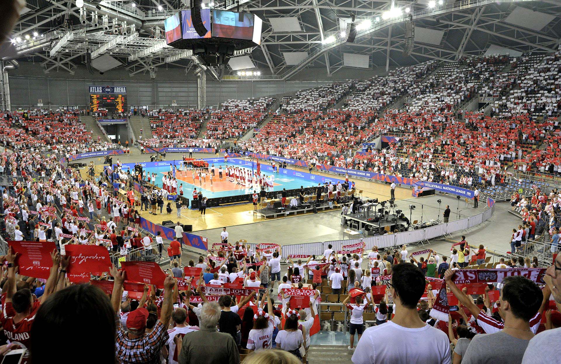 Liga Narodów w Łodzi: Polska - Niemcy 1:3