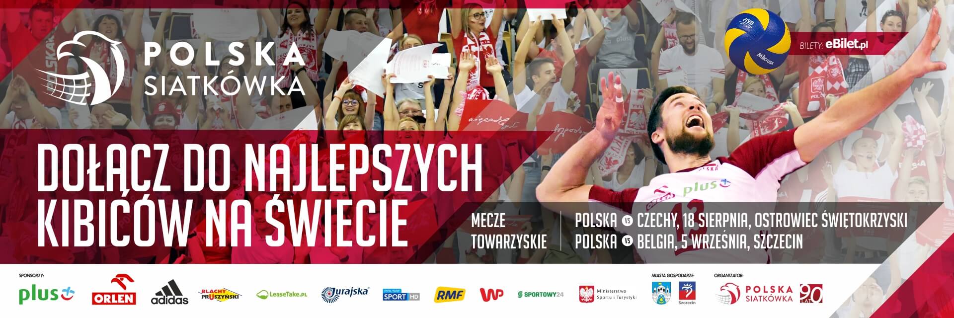 Bilety na mecze towarzyskie reprezentacji Polski mężczyzn