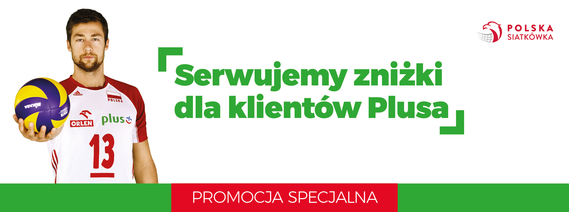 Znów dla klientów Plusa bilety na siatkarskie mecze Reprezentacji Polski 20% taniej!