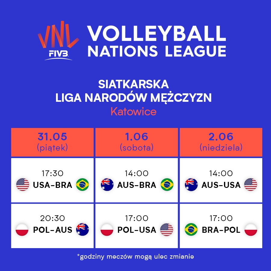 Siatkarska Liga Narodów 2019 w Katowicach