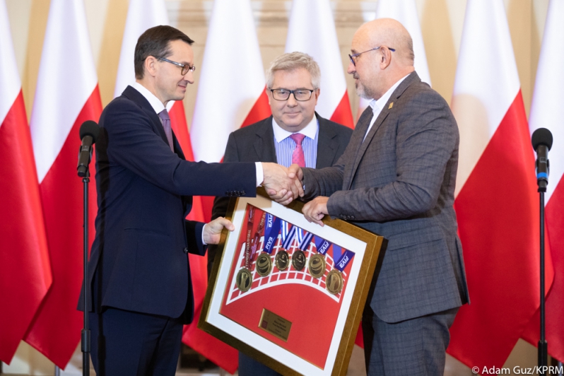 Spotkanie Premiera z przedstawicielami Polskiego Związku Piłki Siatkowej