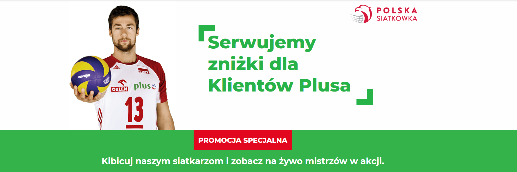 Ponownie 15% zniżki dla klientów Plusa na bilety na mecze siatkówki!