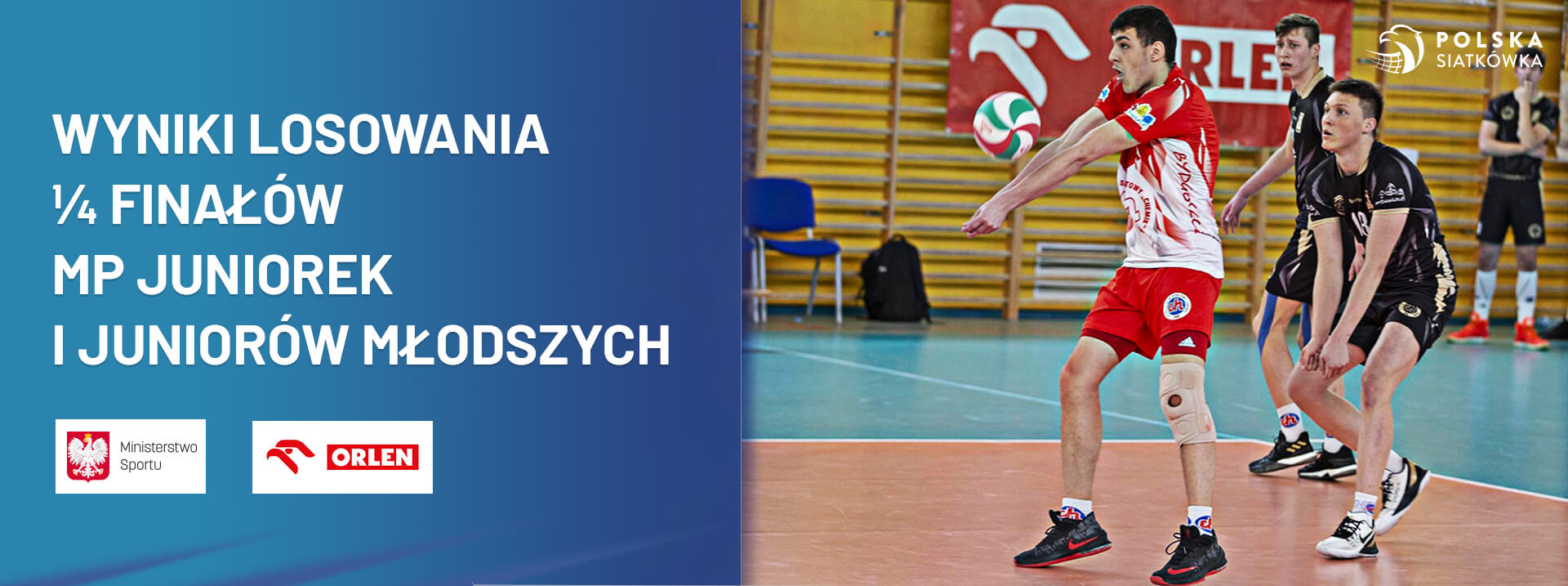 Losowanie 1/4 finałów juniorek i juniorów młodszych - wyniki