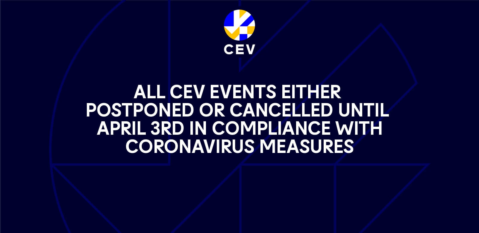 CEV zawiesza europejskie rozgrywki