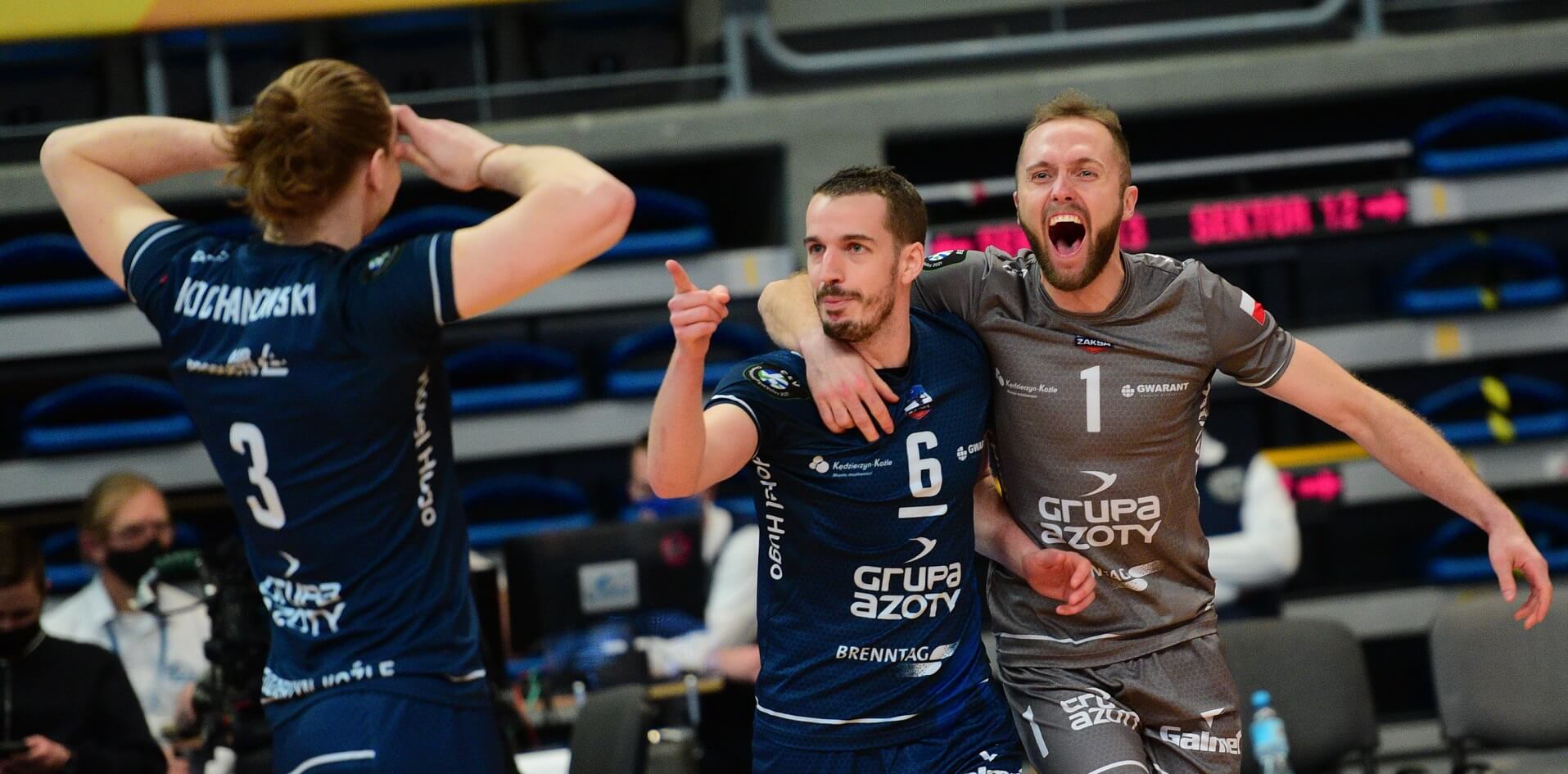 LM: Grupa Azoty ZAKSA Kędzierzyn-Koźle - Lindemans AALST 3:1