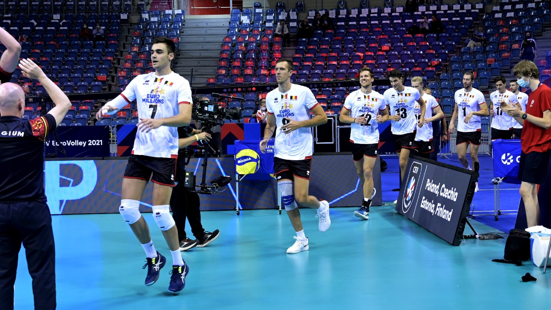 EuroVolley M: Belgia - Serbia 1:3