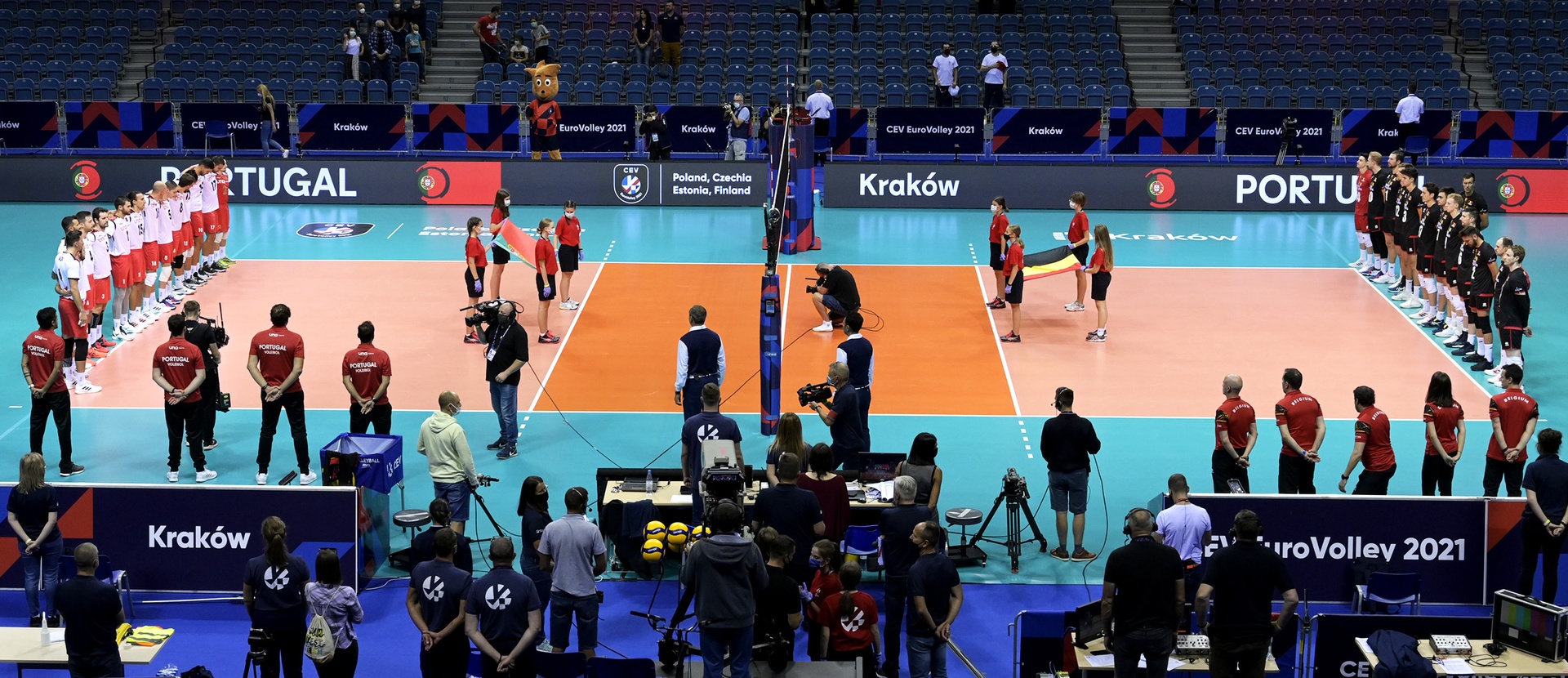 EuroVolley M: Belgia - Portugalia 2:3