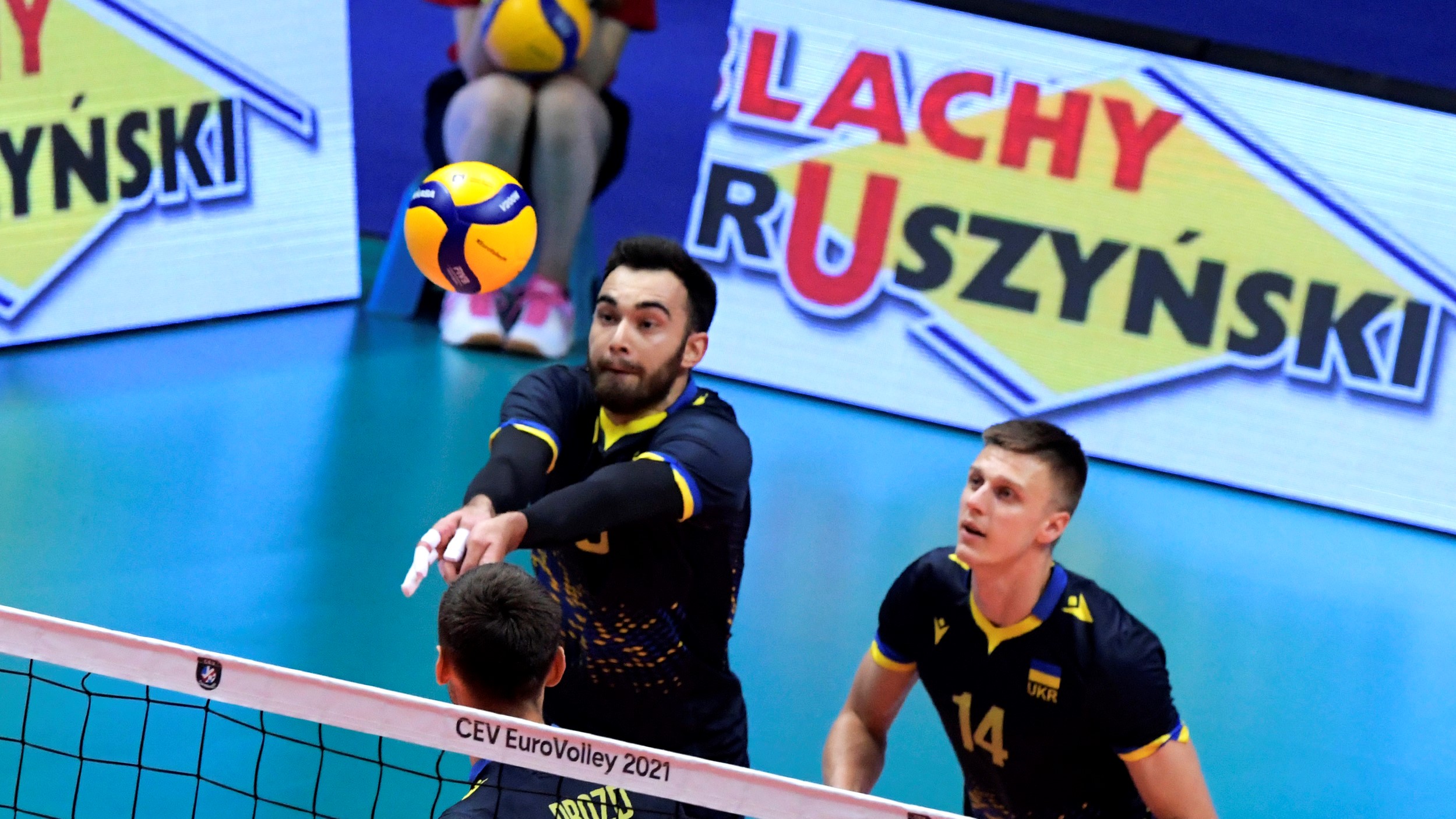 EuroVolley M: Rosja - Ukraina 3:1