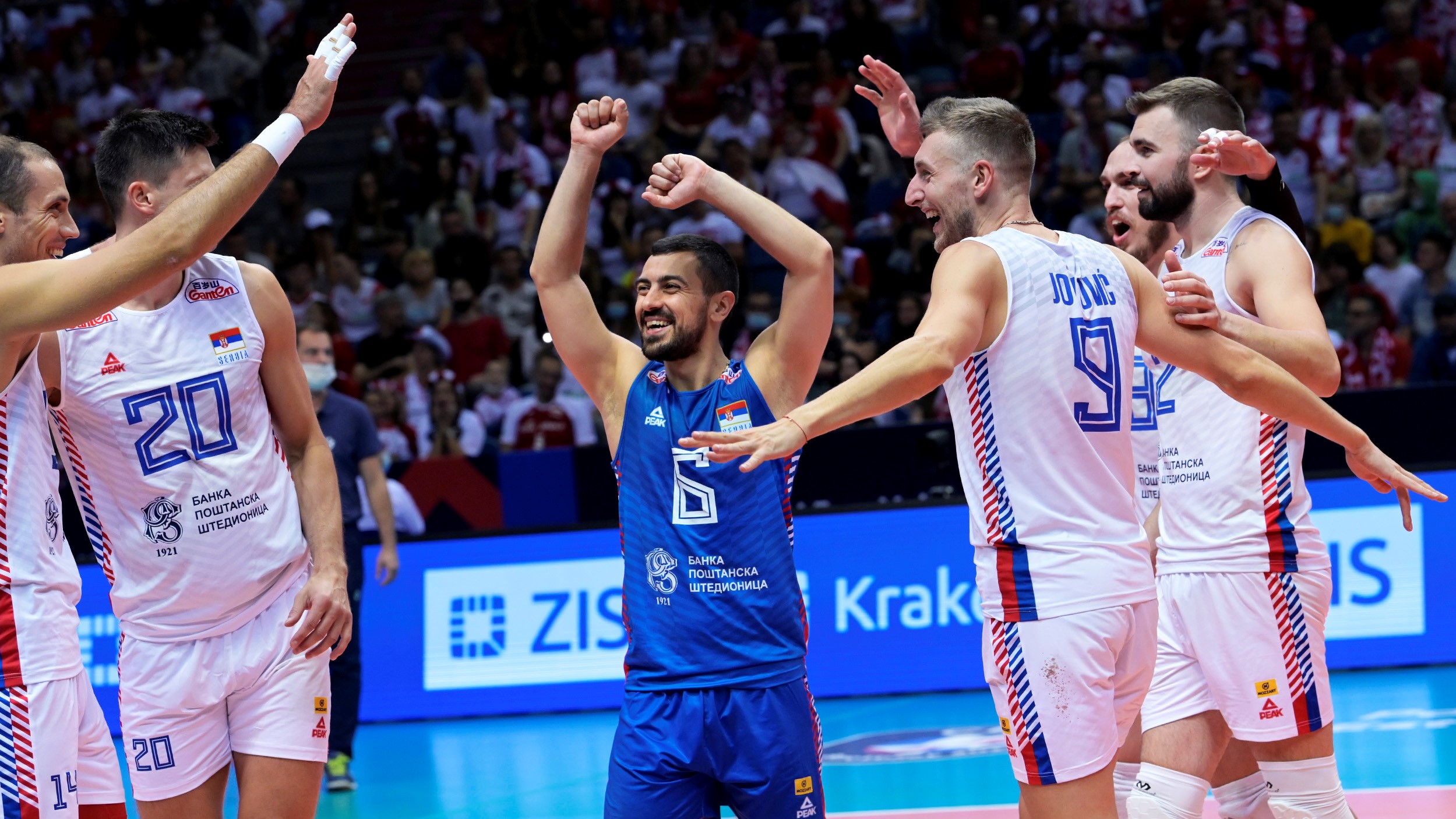 1/8 EuroVolley M: Serbia - Turcja 3:2