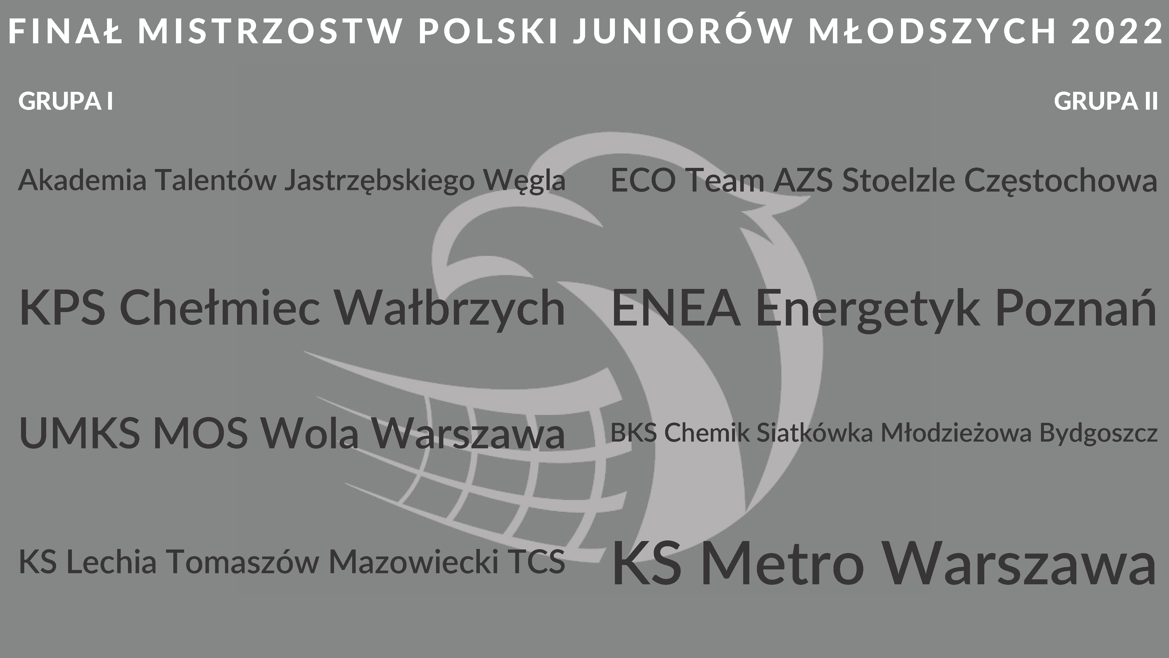 Losowanie finału MP Juniorów Młodszych 2022