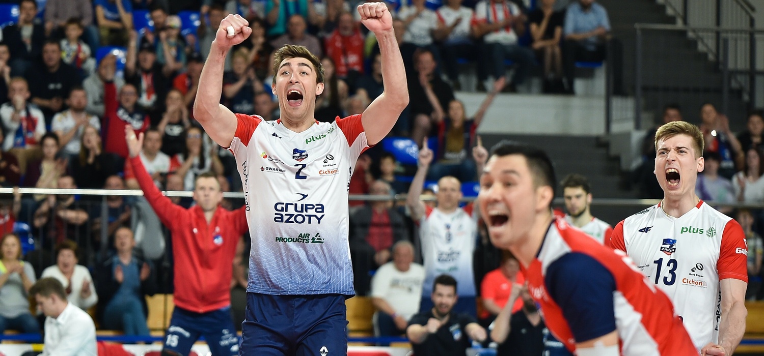 Półfinał PlusLigi: Grupa Azoty ZAKSA Kędzierzyn-Koźle - Aluron CMC Warta Zawiercie 3:1