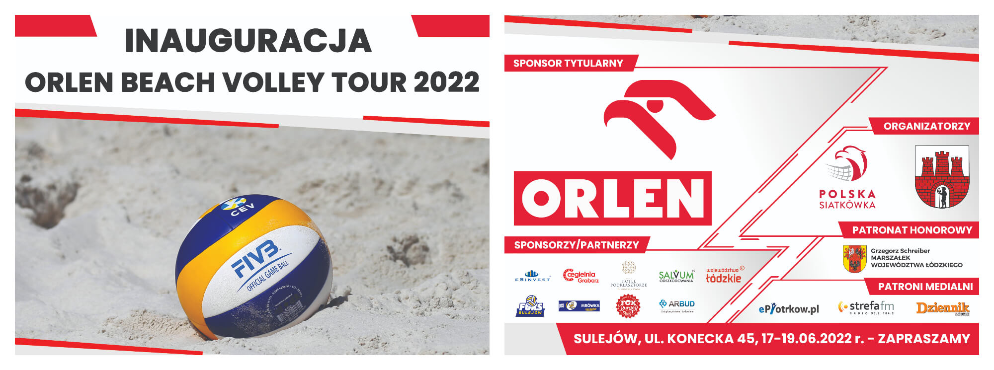 Orlen Beach Volley Tour 2022 Sulejów: lista zgłoszeń coraz dłuższa