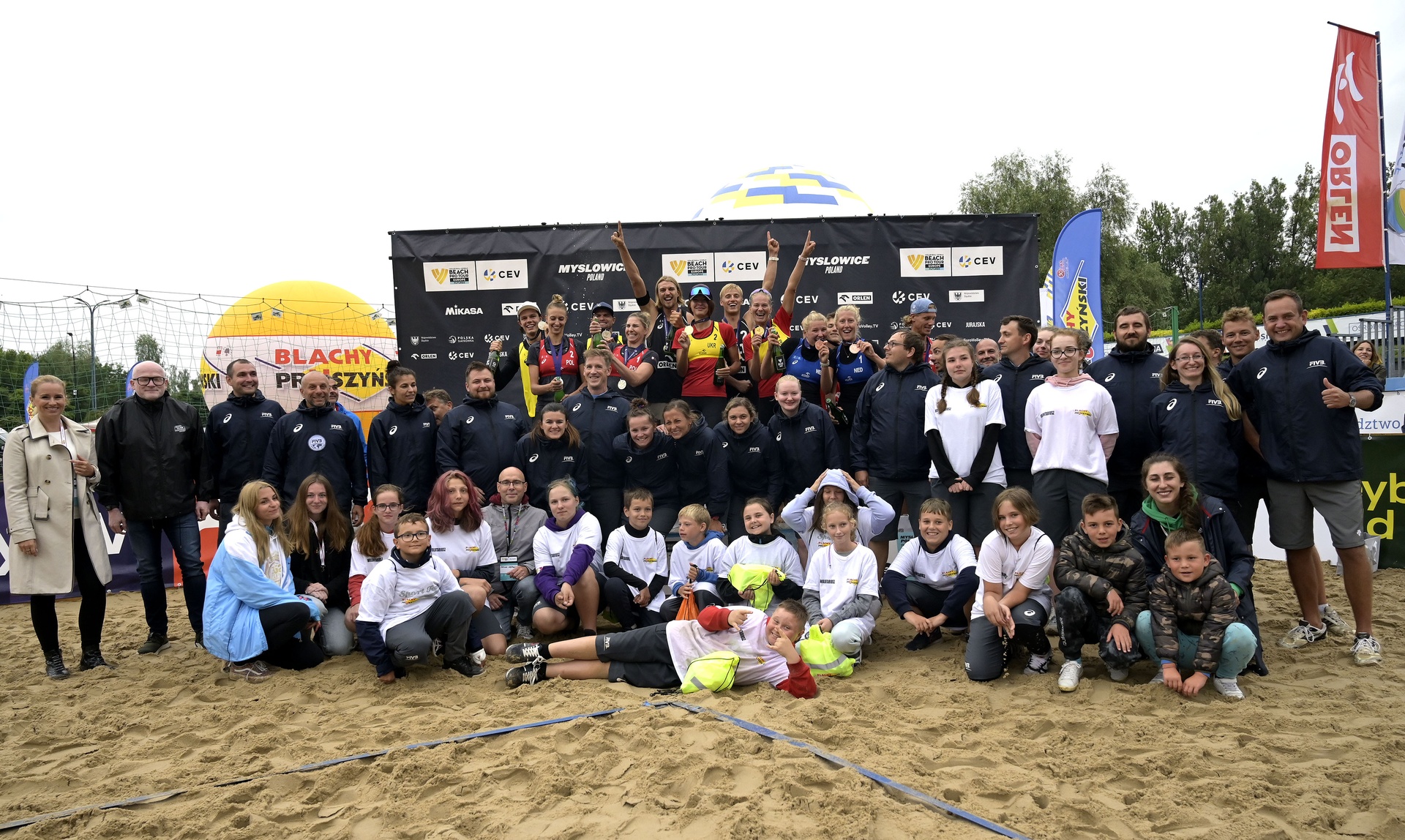 Drużyny z Ukrainy oraz Litwy zwycięzcami Orlen VW Beach Pro Tour w Mysłowicach