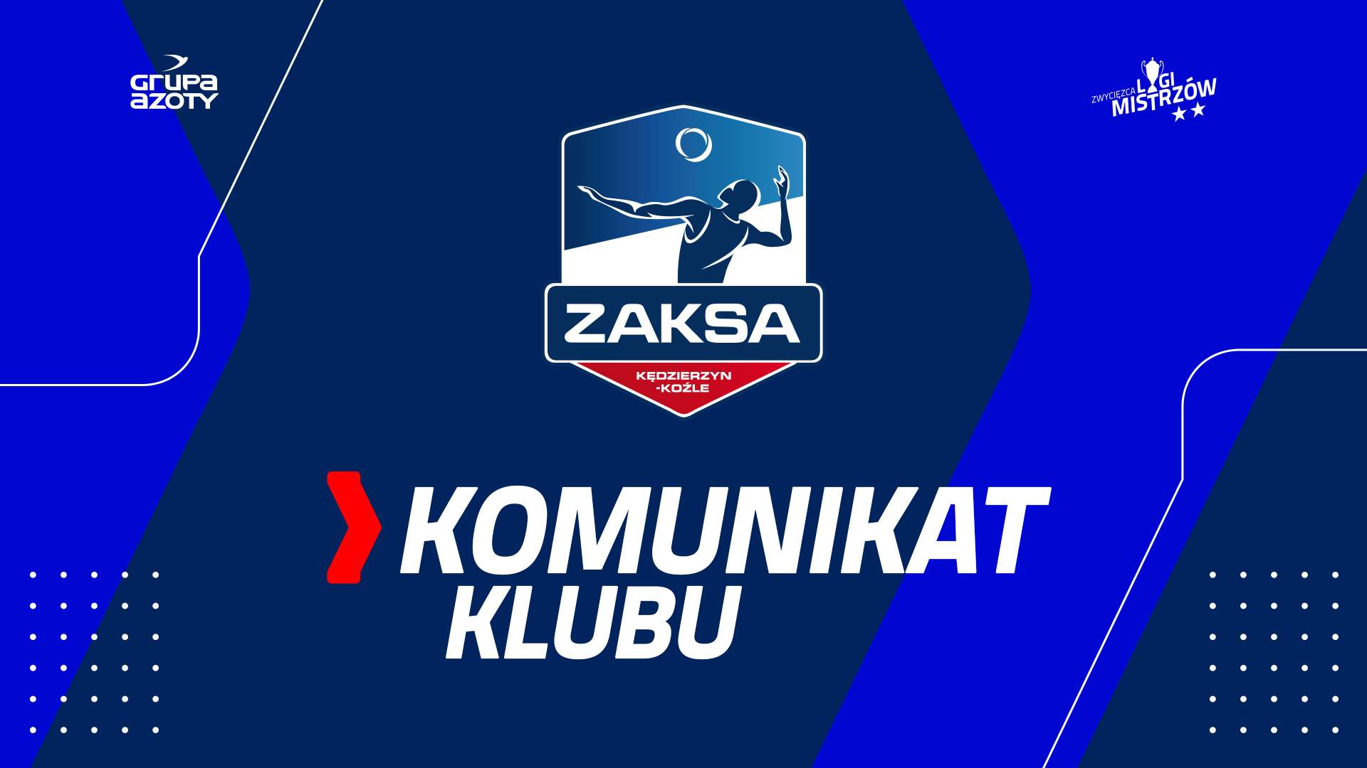 Grupa Azoty ZAKSA Kędzierzyn-Koźle nie zagra w Klubowych Mistrzostwach Świata 