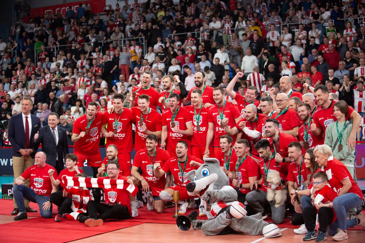 PlusLiga: Asseco Resovia Rzeszów z brązowym medalem