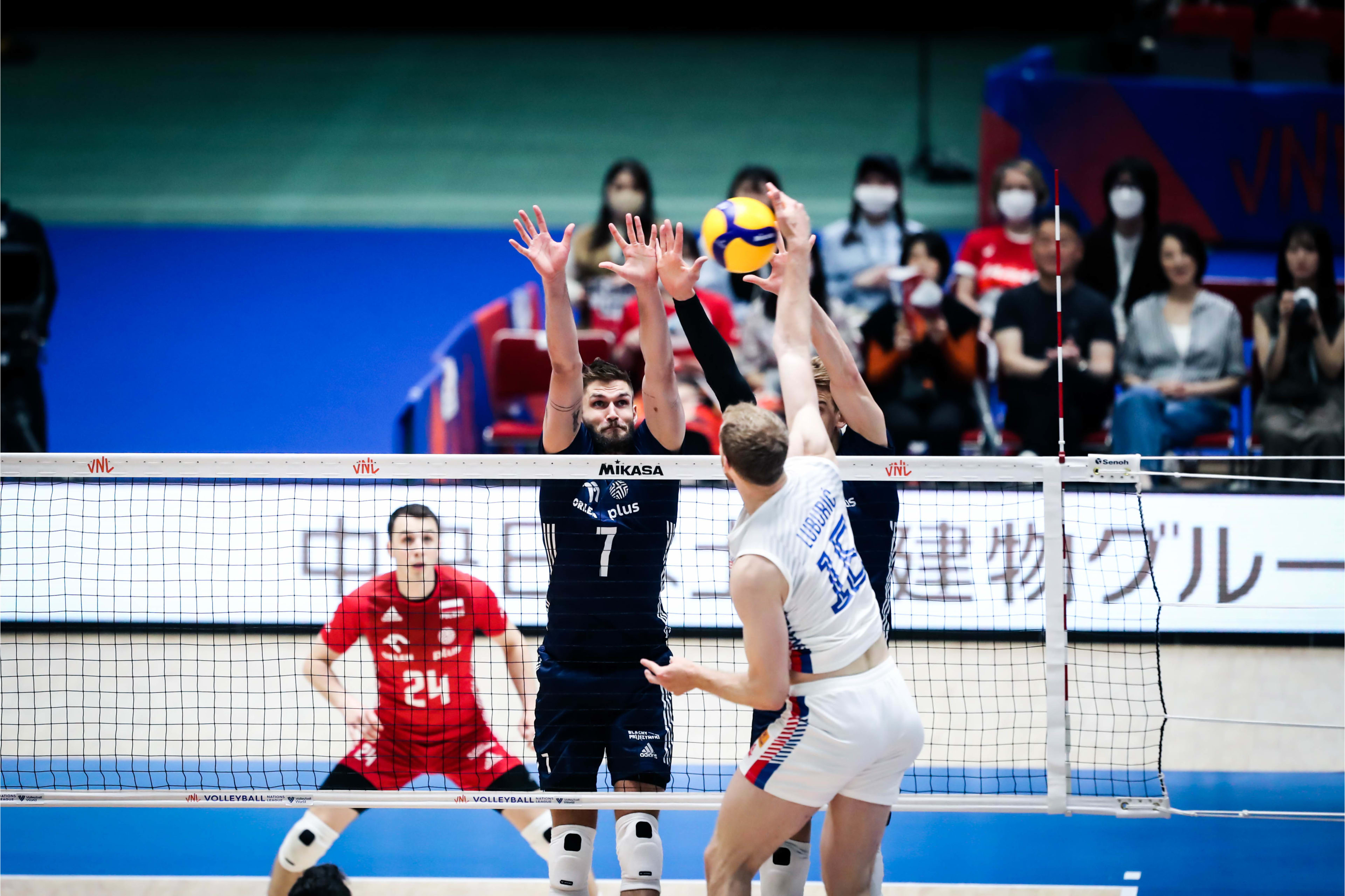 VNL: Serbia - Polska 3:0