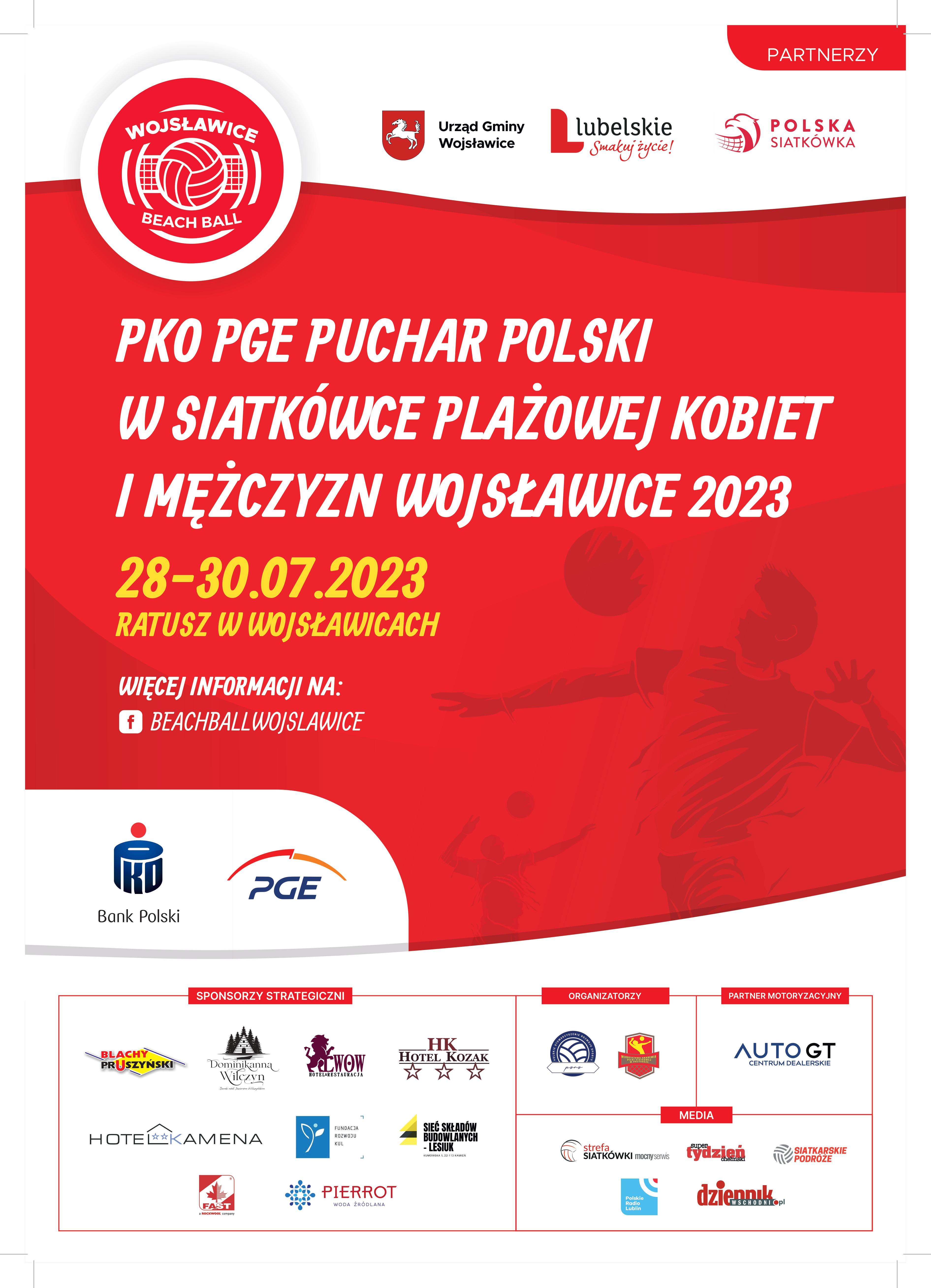 PKO PGE Puchar Polski Wojsławice 2023 plakat