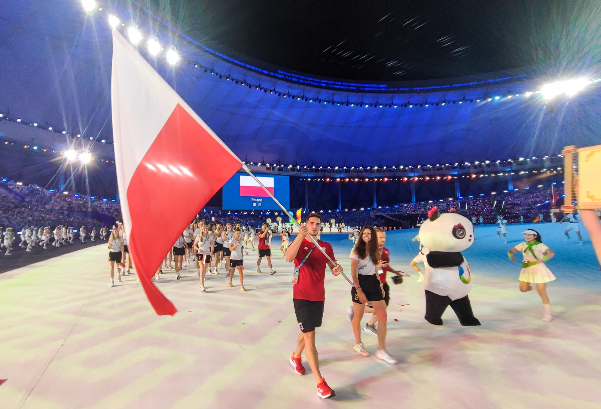 Biało-Czerwoni pokazali się światu w trakcie ceremonii otwarcia 31. Letniej Uniwersjady w Chengdu