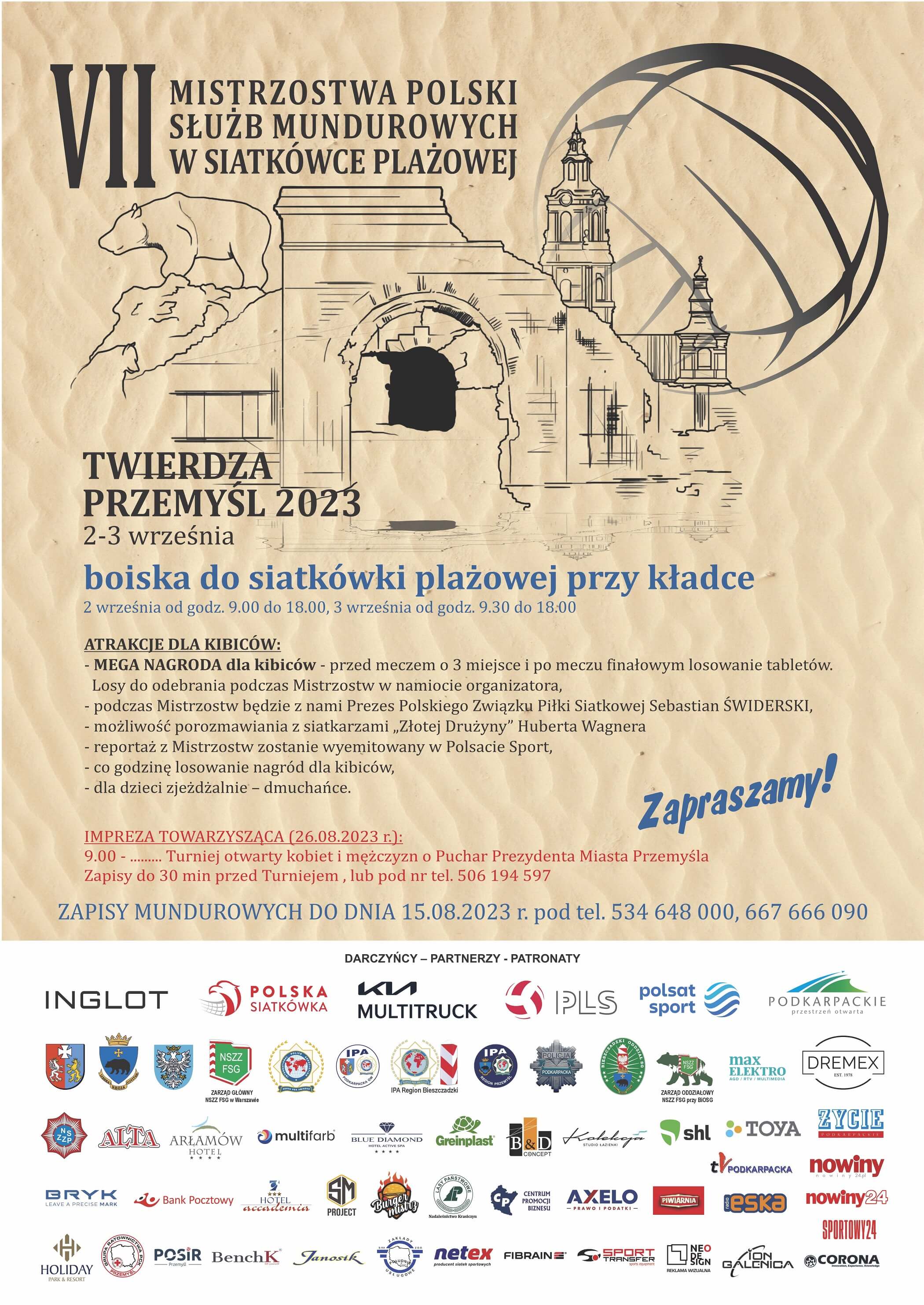 Mistrzostwa Polski Służb Mundurowych plakat