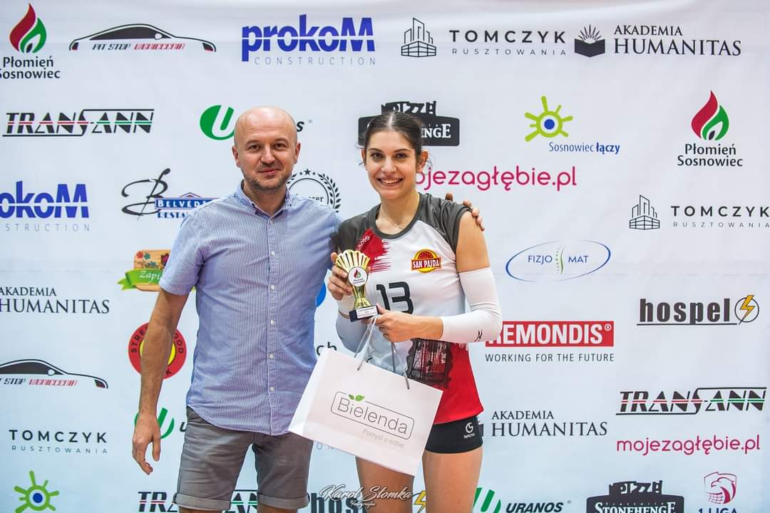 Ewa Machowska - MVP meczu 1. Ligi Kobiet 2023/24: Trans-Ann Płomień Sosnowiec - MKS SAN-Pajda Jarosław