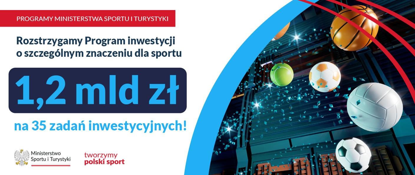 Program inwestycji o szczególnym znaczeniu dla sportu rozstrzygnięty