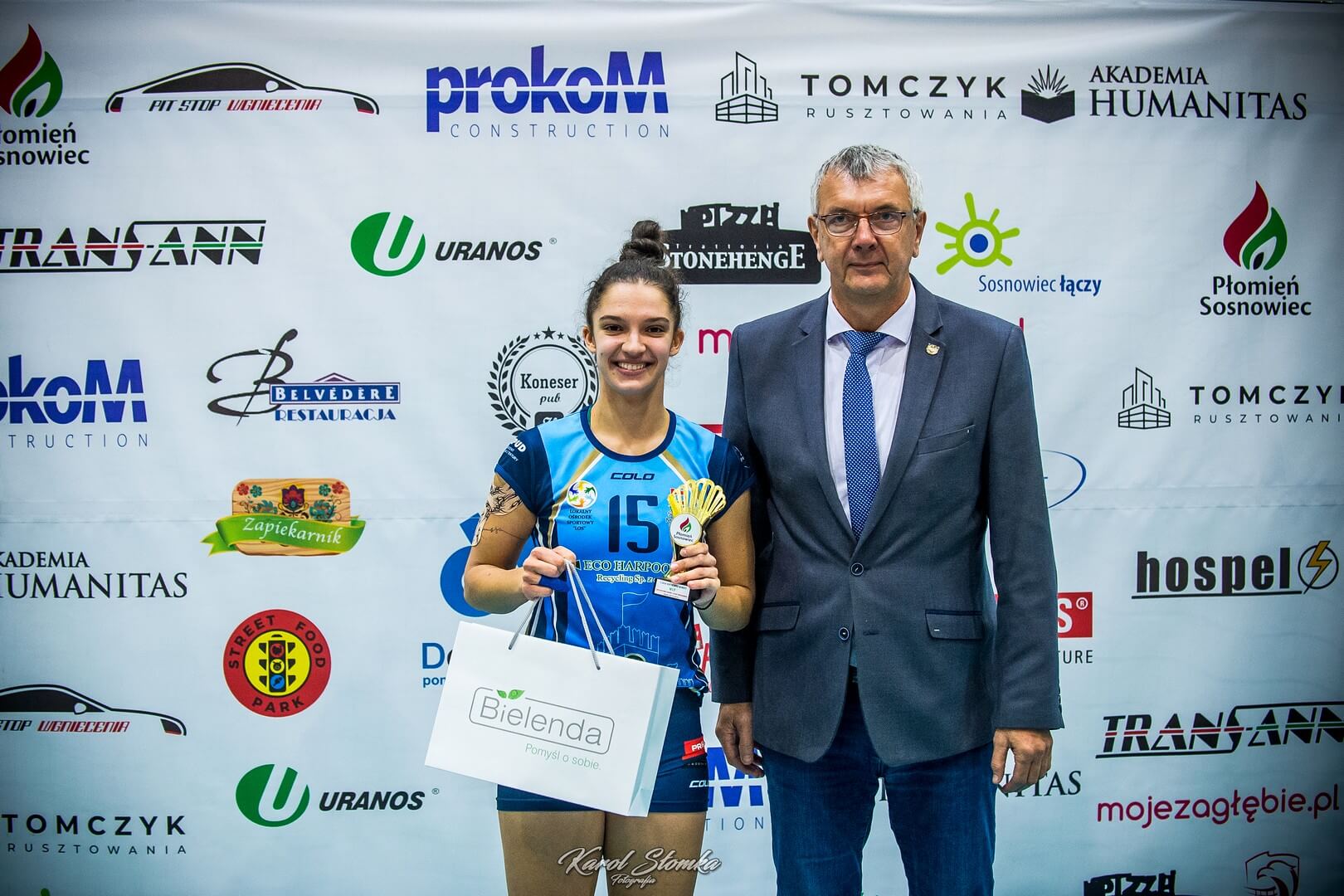 MVP Matylda Grabowska - mecz 1. Ligi Siatkówki Kobiet: Trans-Ann Płomień Sosnowiec – ECO Harpoon LOS Nowy Dwór Mazowiecki 0:3 (18:25, 13:25, 17:25)