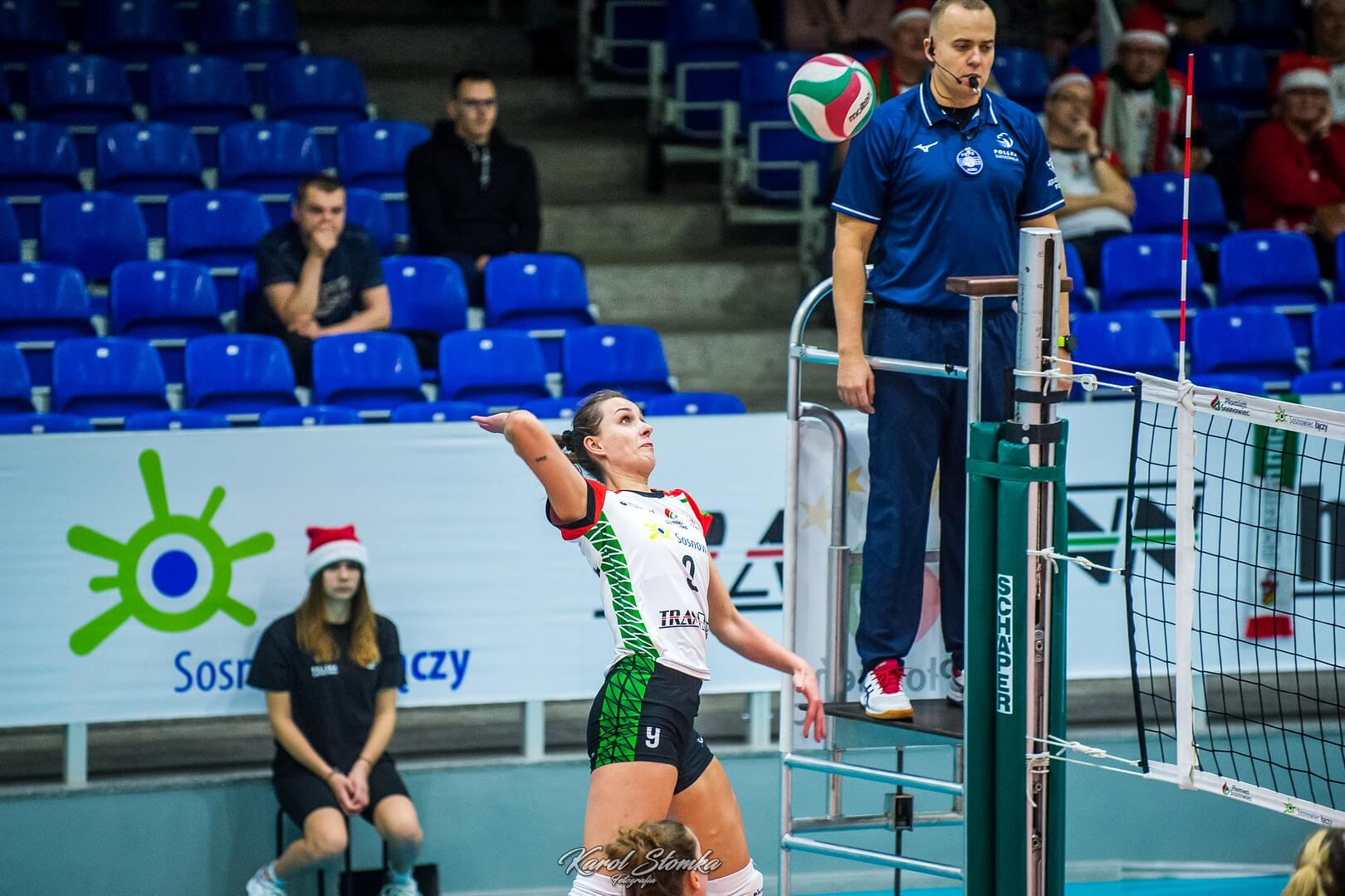 Mecz 12. kolejki 1. Ligi Kobiet: Trans-Ann Płomień Sosnowiec – SMS PZPS Szczyrk 3:0 (25:21, 25:18, 28:26)