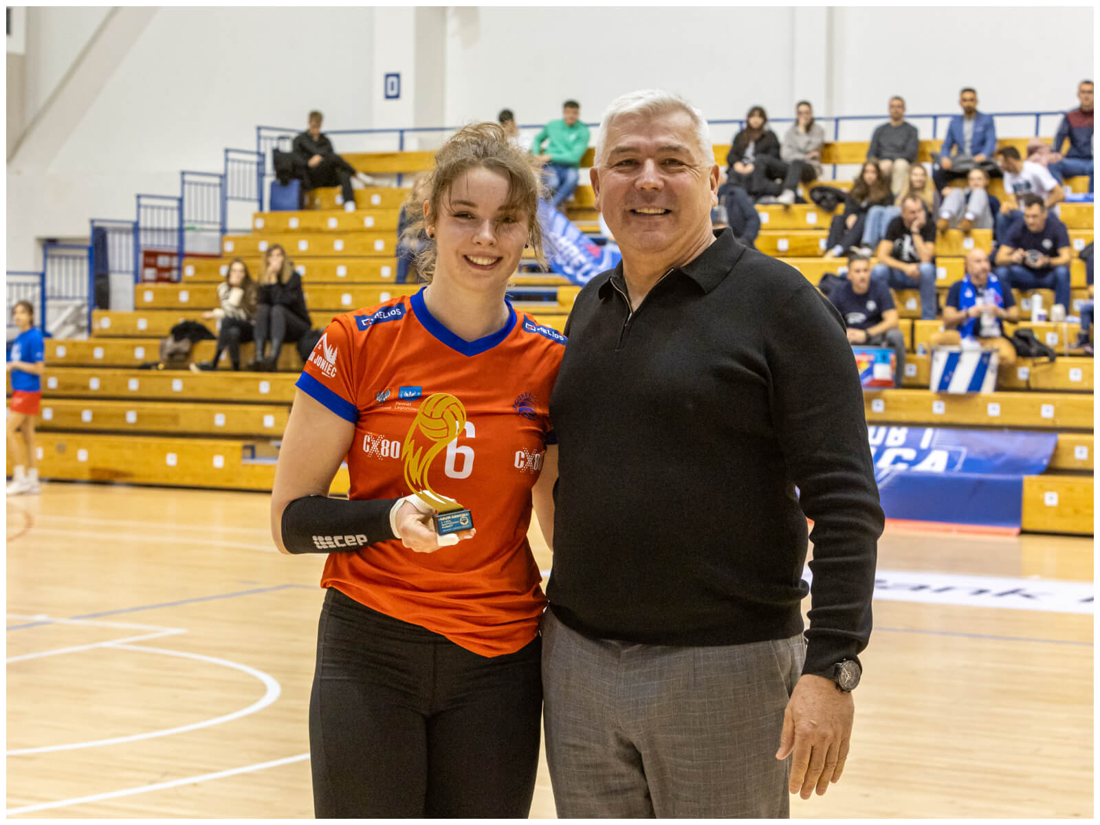 Katarzyna Bagrowska, MVP meczu Enea Energetyk Poznań - LTS Legionovia Legionowo 1:3 (20:25, 21:25, 25:21, 17:25)