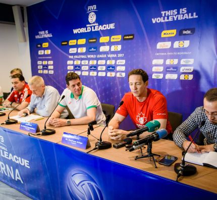 Liga Światowa: Konferencja prasowa przed turniejem w Warnie