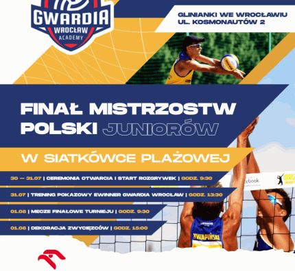 W piątek rozpoczynają się MP juniorów w siatkówce plażowej