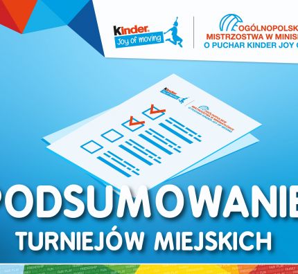 Podsumowanie Turniejów Miejskich KINDER JOY of moving sezonu 2021/22