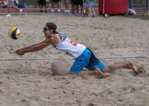 2023-07-22 MP Młodzików i Młodziczekw siatkówce plażowej - dzień 1.